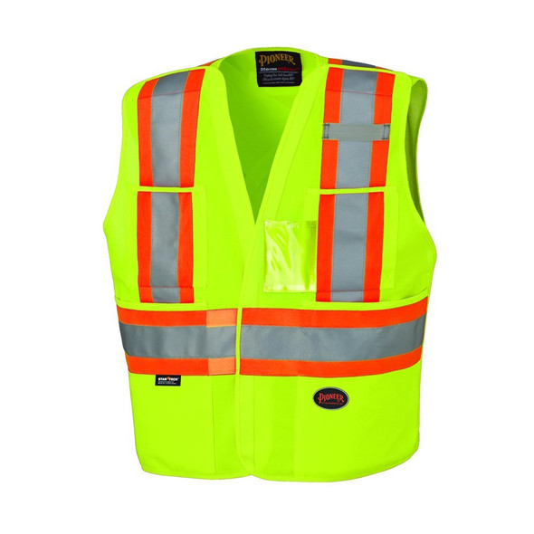Hi-Viz Solid Safety Tear-Away Vest | Pioneer