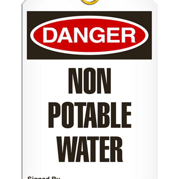 Danger - Non Potable Water