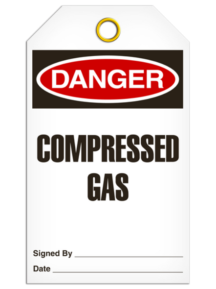 Danger - Compressed Gas