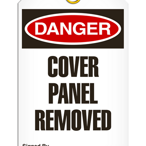 Danger - Cover Panel Removed