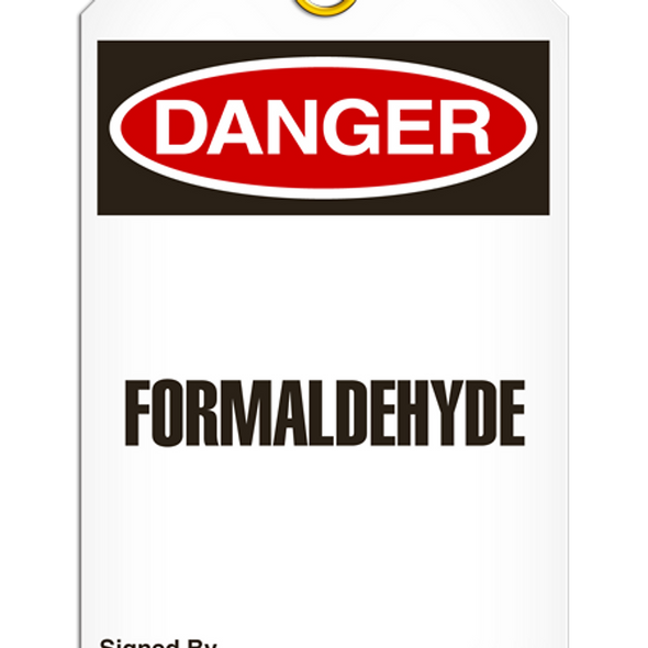 Danger - Formaldehyde