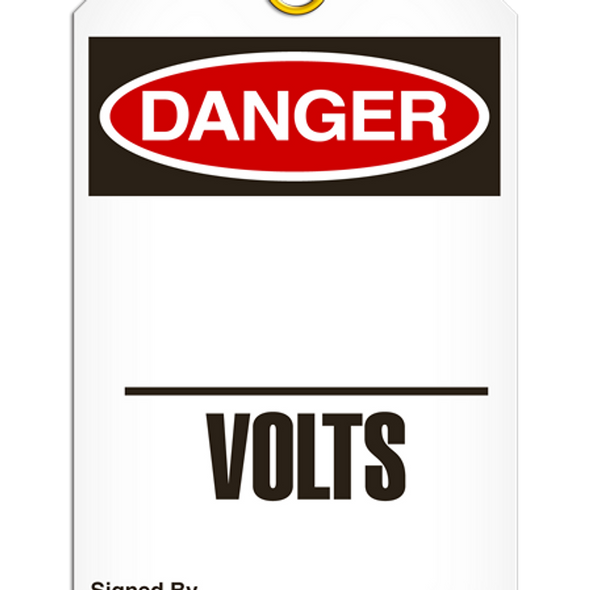 Danger - _____ Volts