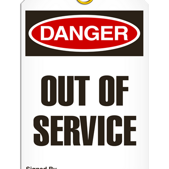 Danger - Out Of Service