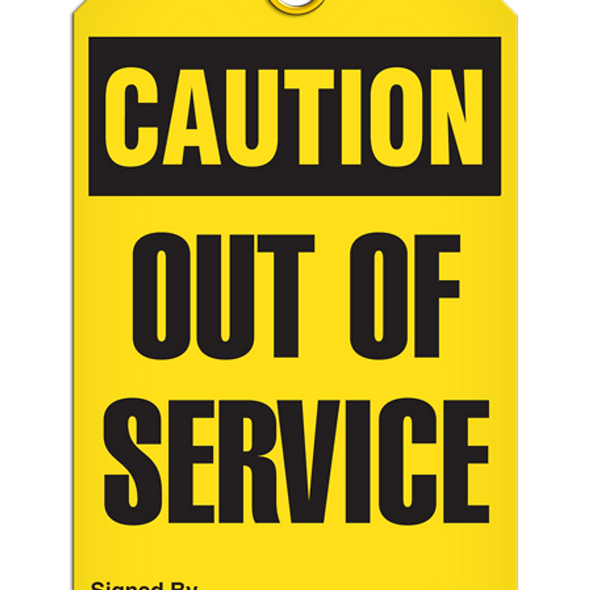 Caution - Out Of Service