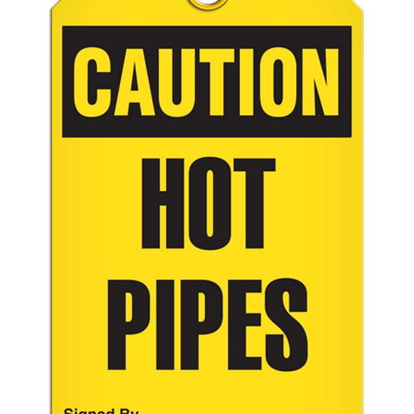 Caution - Hot Pipes