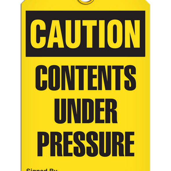 Caution - Contents Under Pressure