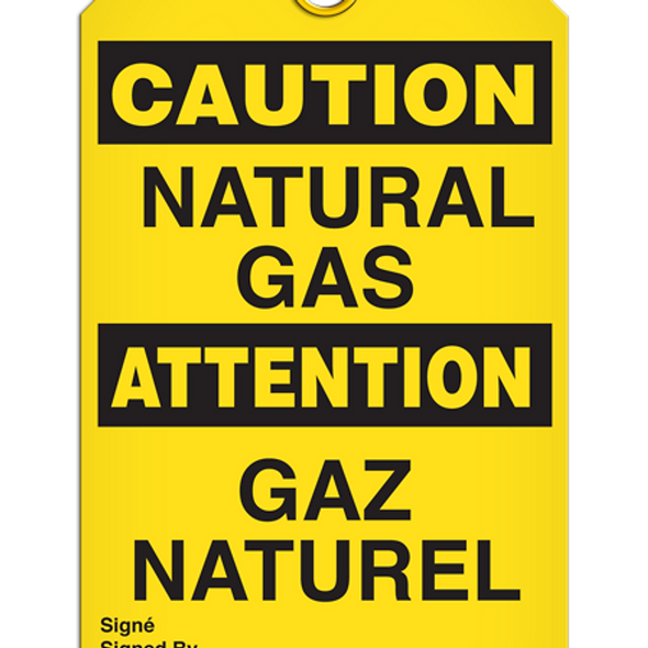 Bilingual Caution Â Natural Gas