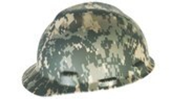 Pixel Camouflage Hard Hat w/ Ratchet  | MSA V-Gard