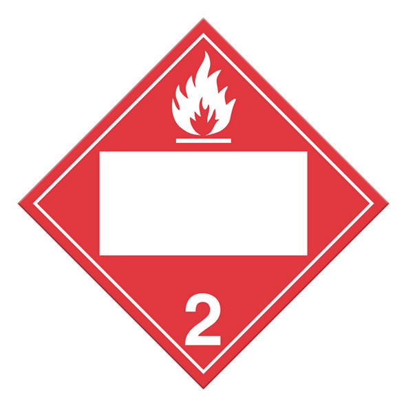 Flammable Gases | Class 2.1 Placard