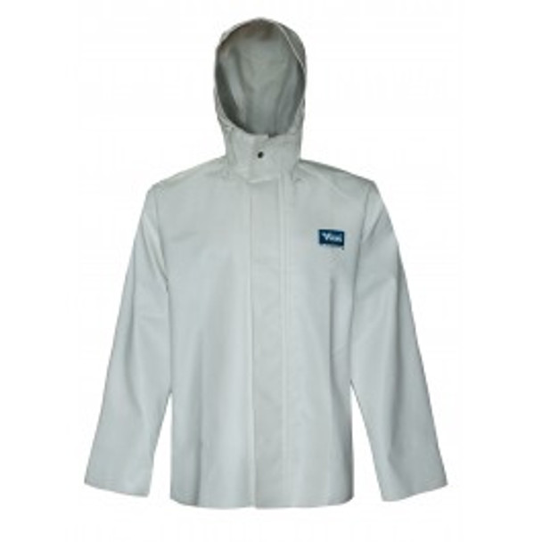 Jacket with Attached Hood - White | Viking Outwear