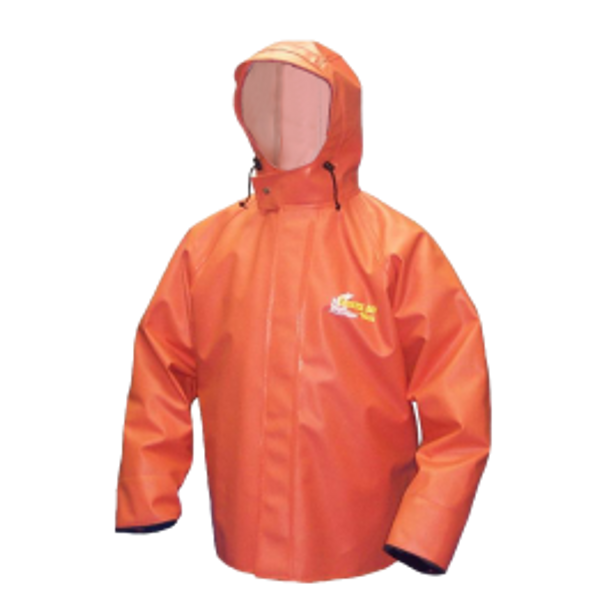 Jacket with Attached Hood - Orange | Viking Outwear