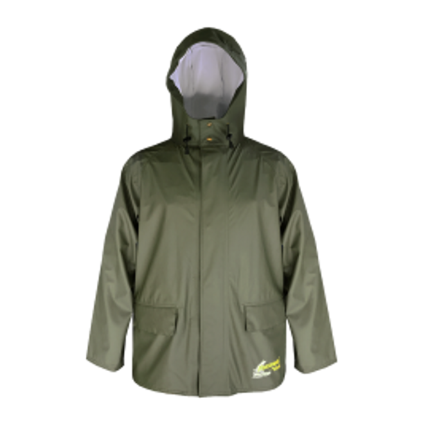 Jacket with Hood - Moss Green | Viking Outwear