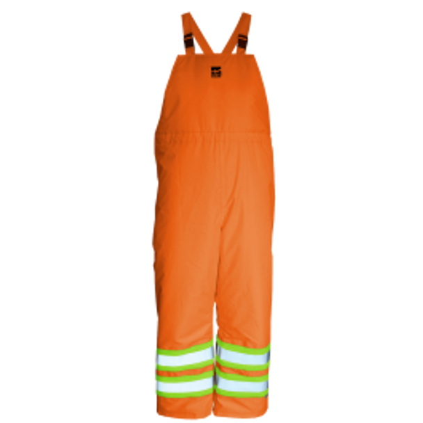 Bib Safety Pants - Fluorescent Orange  | Viking Outwears