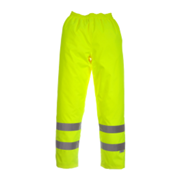 Safety Waist Pant, Ripstop Material - Fluorescent Green  | Viking Outwears