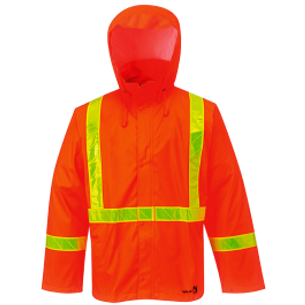 FR PU Jacket - Fluorescent Orange  | Viking Outwears
