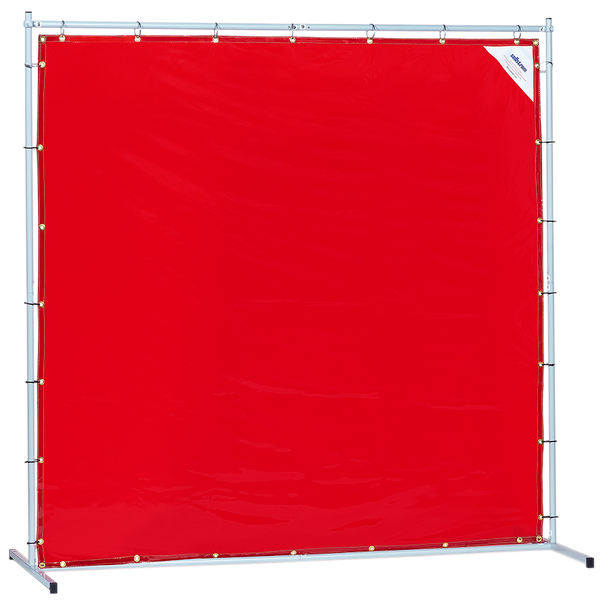 Sellstrom Welding Curtain with Frame - 6'x8' - Orange - S97333