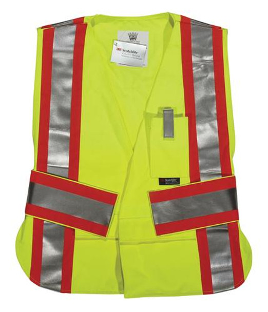 Hi Vis Yellow Tecasafe® Safety Vest | Big K Clothing