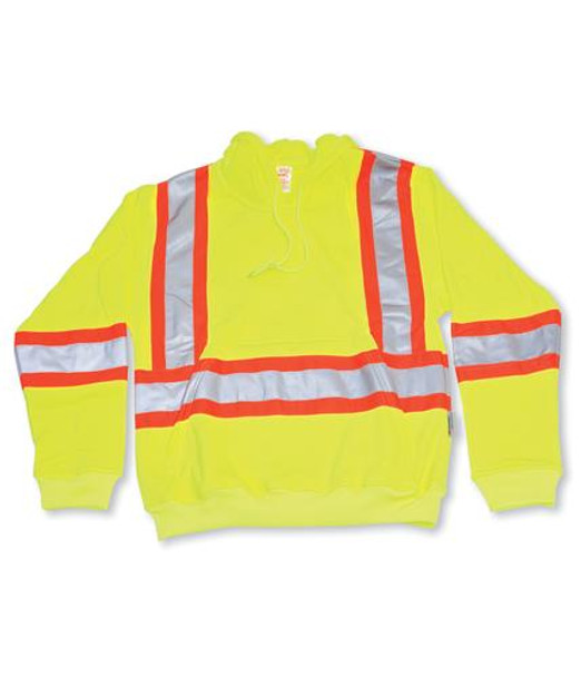 Lime Green 100% Polyester Hoodie Pull-Over Style | Big K