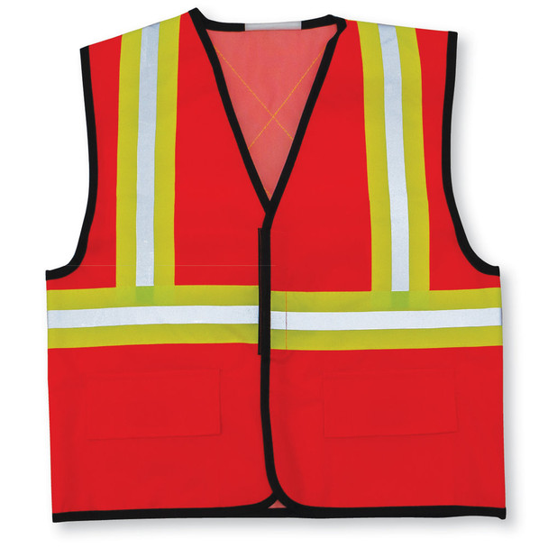 Hi-Vis One-Size-Fits-All Kids Safety Vest - 2 Pkg - Big K - 010KIDS
