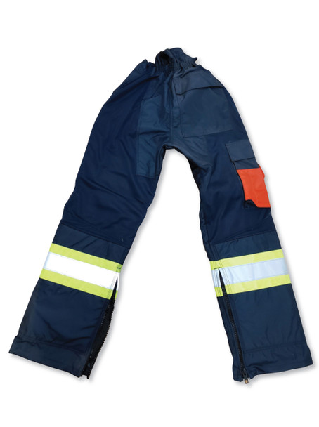 Nylon Front Navy Safety Chap