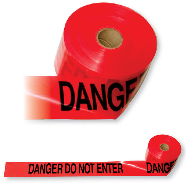 Red Danger Barricade Tape