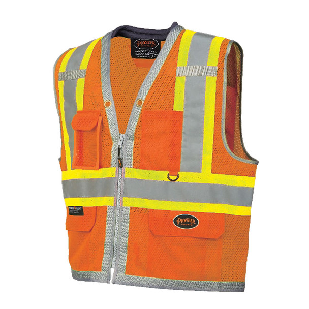 Full Mesh Surveyor Vest with Padded Collar