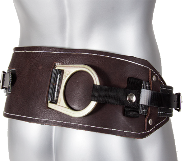 Polyester Body Belt with 1 Long Removable & 1 Short Fixed Lampstrap and Back Pad