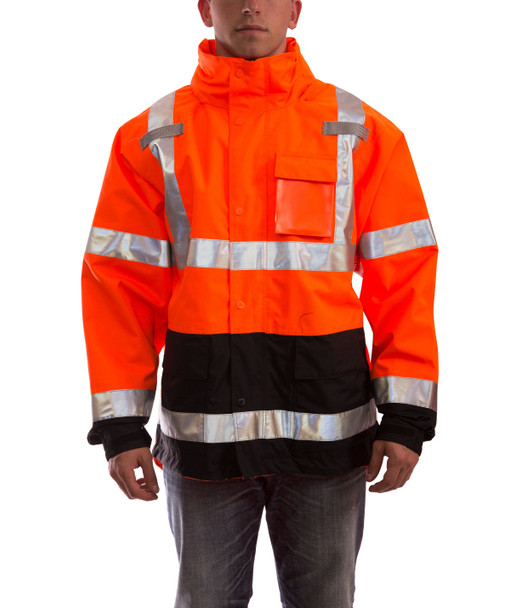 Icon Jacket - Fluorescent Orange-Red