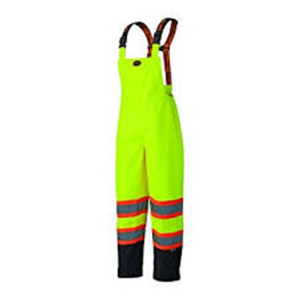 300D Hi-Viz Ripstop Waterproof Safety Bib Pant | Pioneer