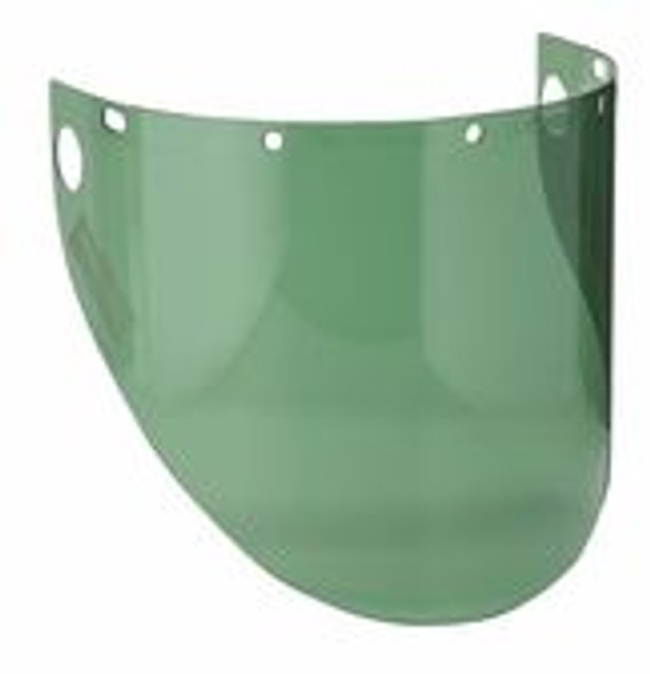 Dynamic Molded Windows Face Shield Green Shade 3 - 9 ½ X 20