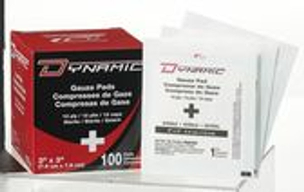 Dynamic Gauze Pad 3 x 3 sterile - Box of 100