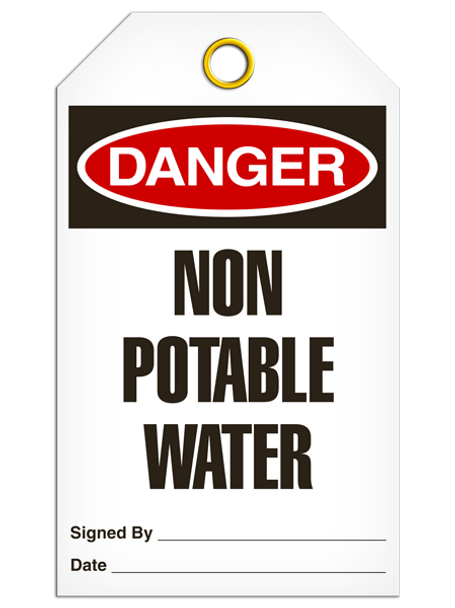 Danger - Non Potable Water