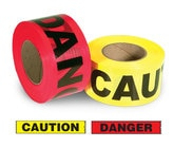 Value Grade Warning Barricade Tape | 1,000 Ft | Incom