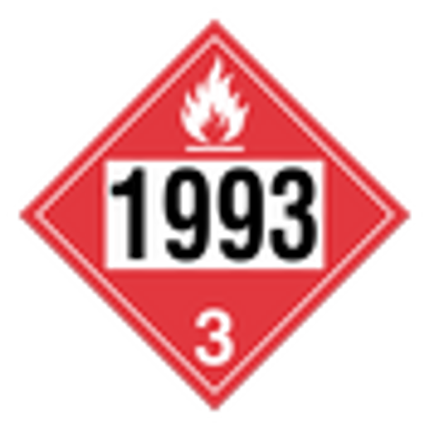 Flammable Liquid | Class 3 Placard