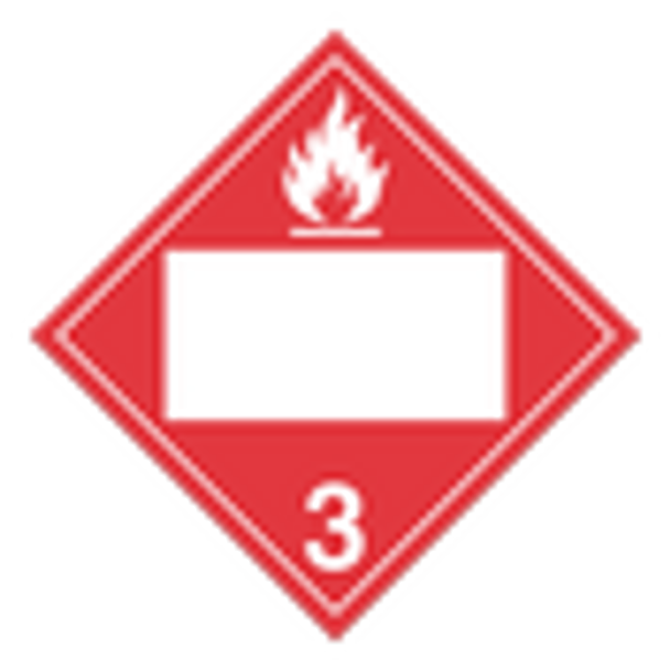 Flammable Liquids | Class 3 Placard