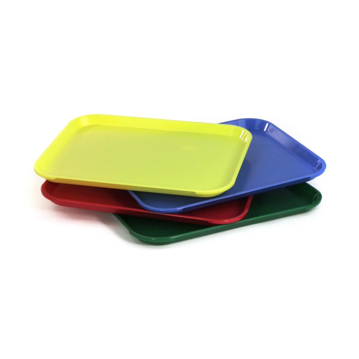 Deep Plastic Trays Set of 4 (15¼ x 9x 1 in)