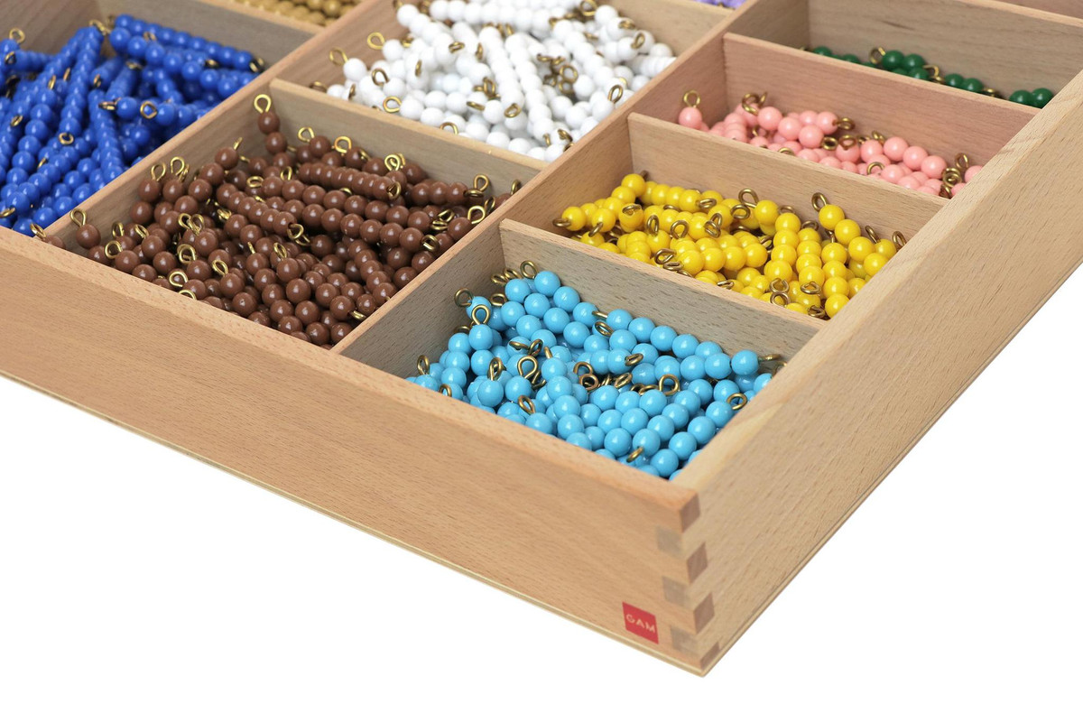 Multiplication Bead Bar Layout Box - ETC Montessori Online