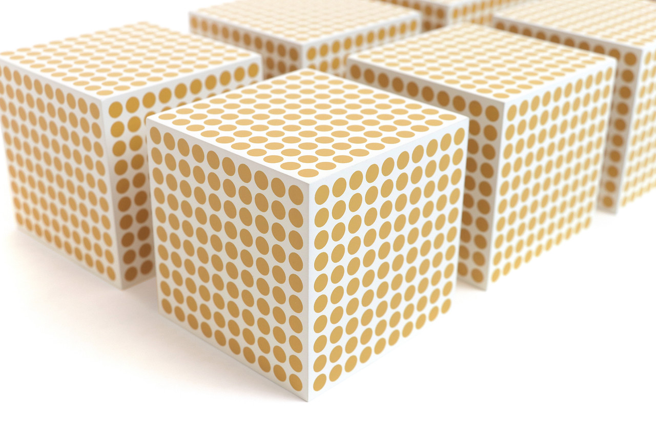 Wooden Cube of 100