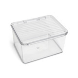 Small Plastic Trays Set of 5 (9.5 x 6.5 x 2 in)