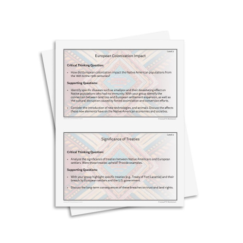 Native American History Research Questions - Homeschool Edition