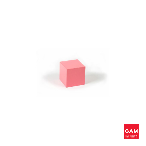 Pink Tower Cube 1x1x1 cm.