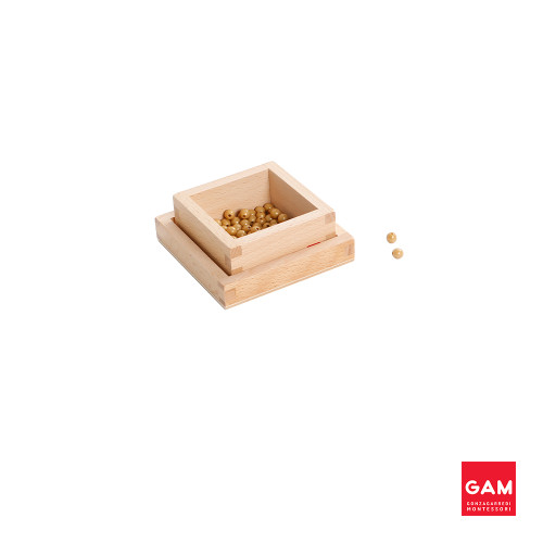 100 Golden Bead Unit Box