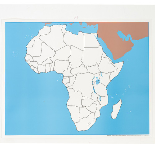 Control Chart of Africa: Unlabeled