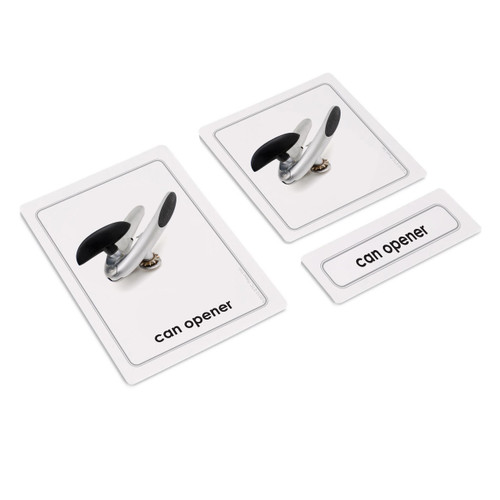 Kitchen Utensils 3 Part Cards - Digital Printable