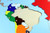 Puzzle Map of South America