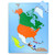 Puzzle Map of North America