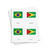 Flags of South America 3 Part Cards - Digital Printable