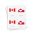 Flags of North America 3 Part Cards - Digital Printable