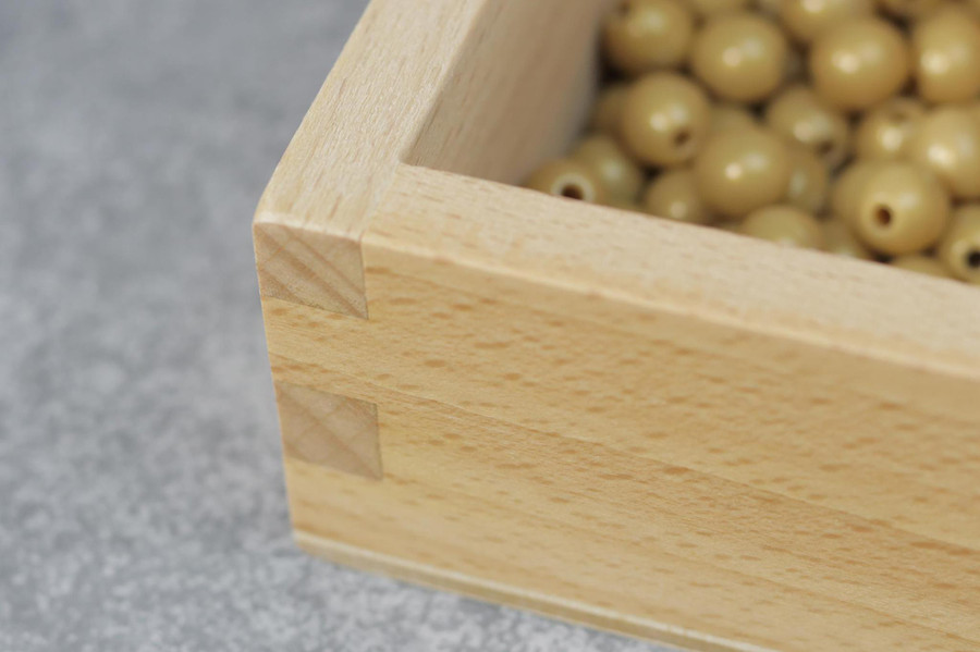 100 Golden Bead Units W/Box