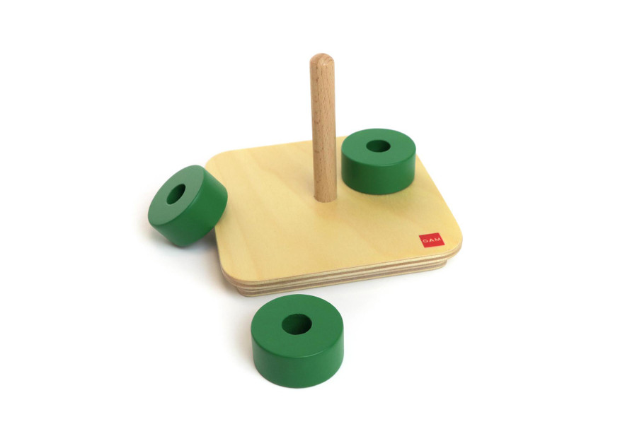 Discs On Vertical Dowel